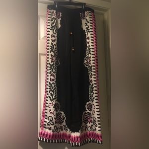 BNWT INTEMPO Print Wide-Leg Comfy Casual Lounge Pants Women's Size Medium